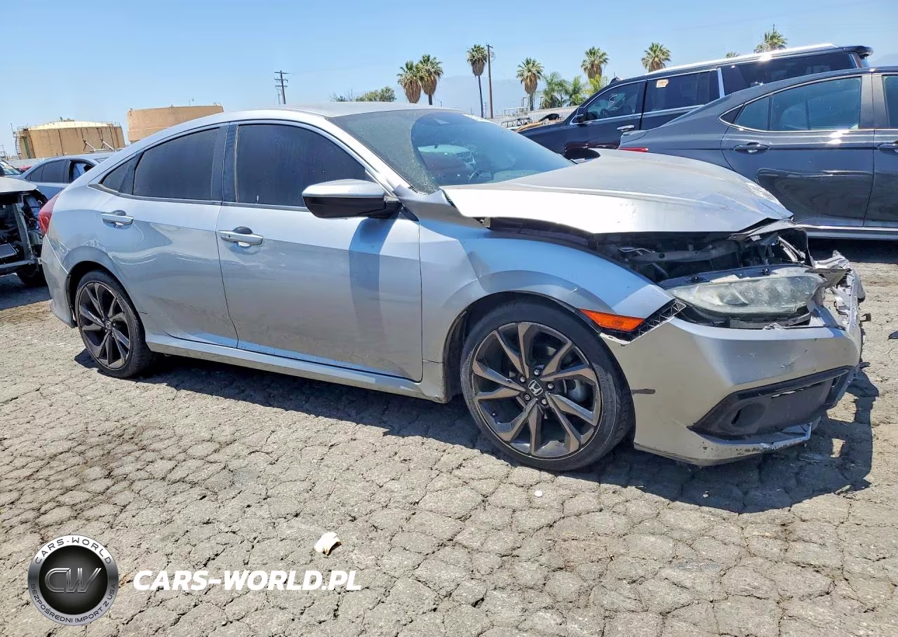 2020 Honda Civic Sport VIN:19XFC2F85LE202502 - 4
