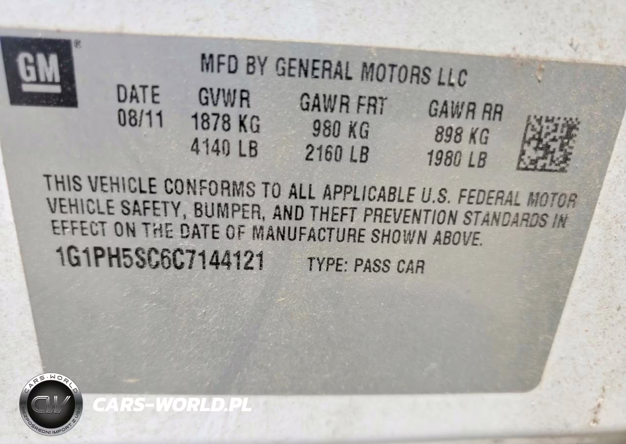 2012 Chevrolet Cruze Ltz VIN:1G1PH5SC6C7144121 - 12
