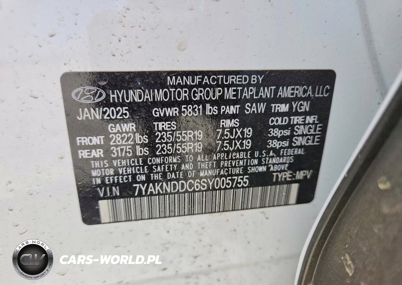 2025 Hyundai Ioniq 5 Sel VIN:7YAKNDDC6SY005755 - 13