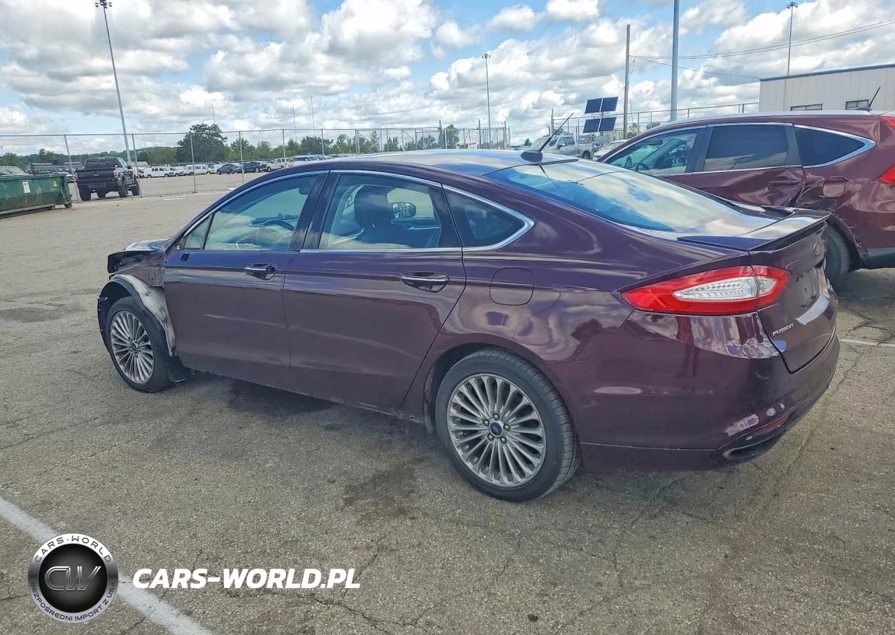 2013 Ford Fusion Titanium VIN:3FA6P0K92DR280811 - 2