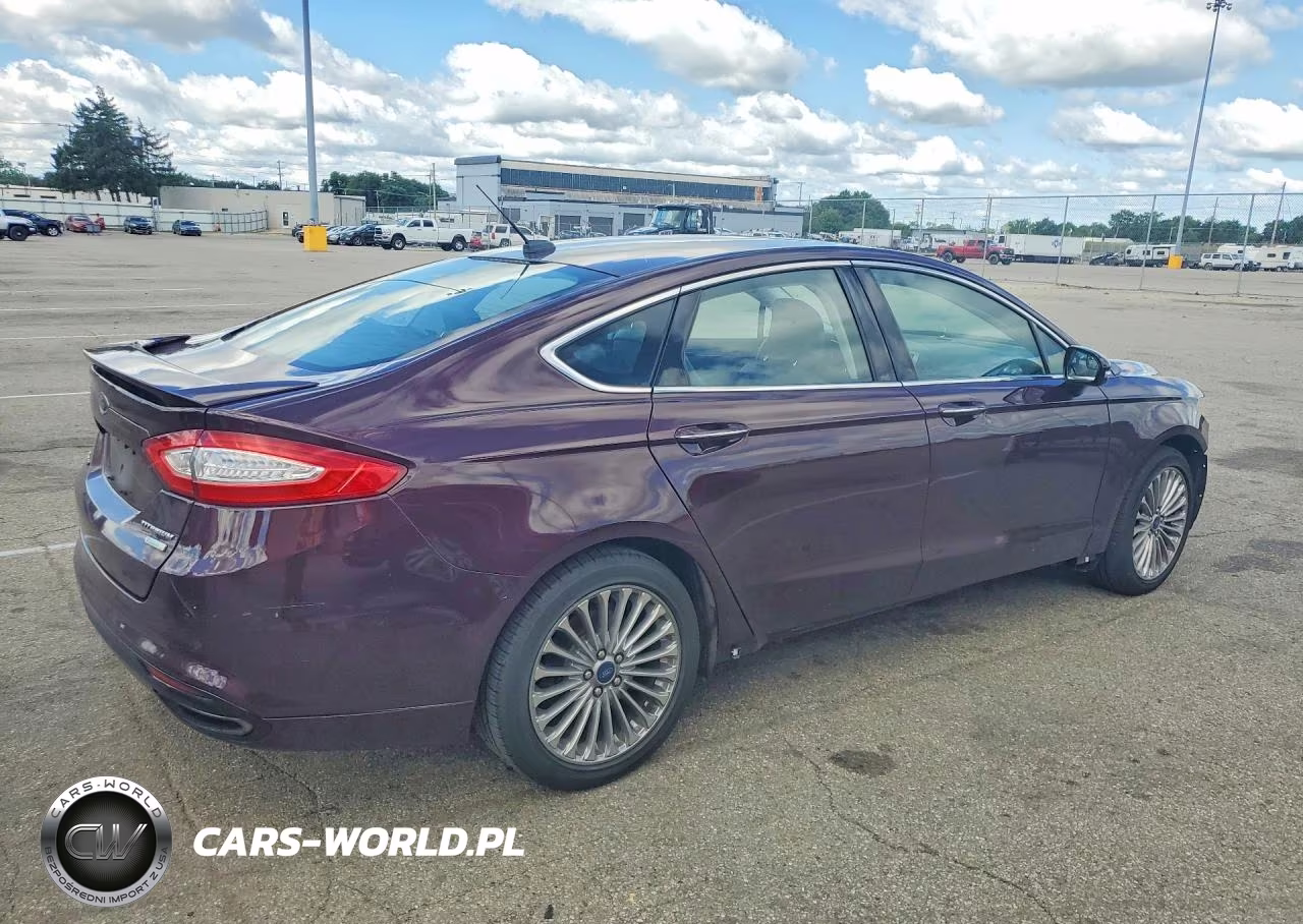2013 Ford Fusion Titanium VIN:3FA6P0K92DR280811 - 3