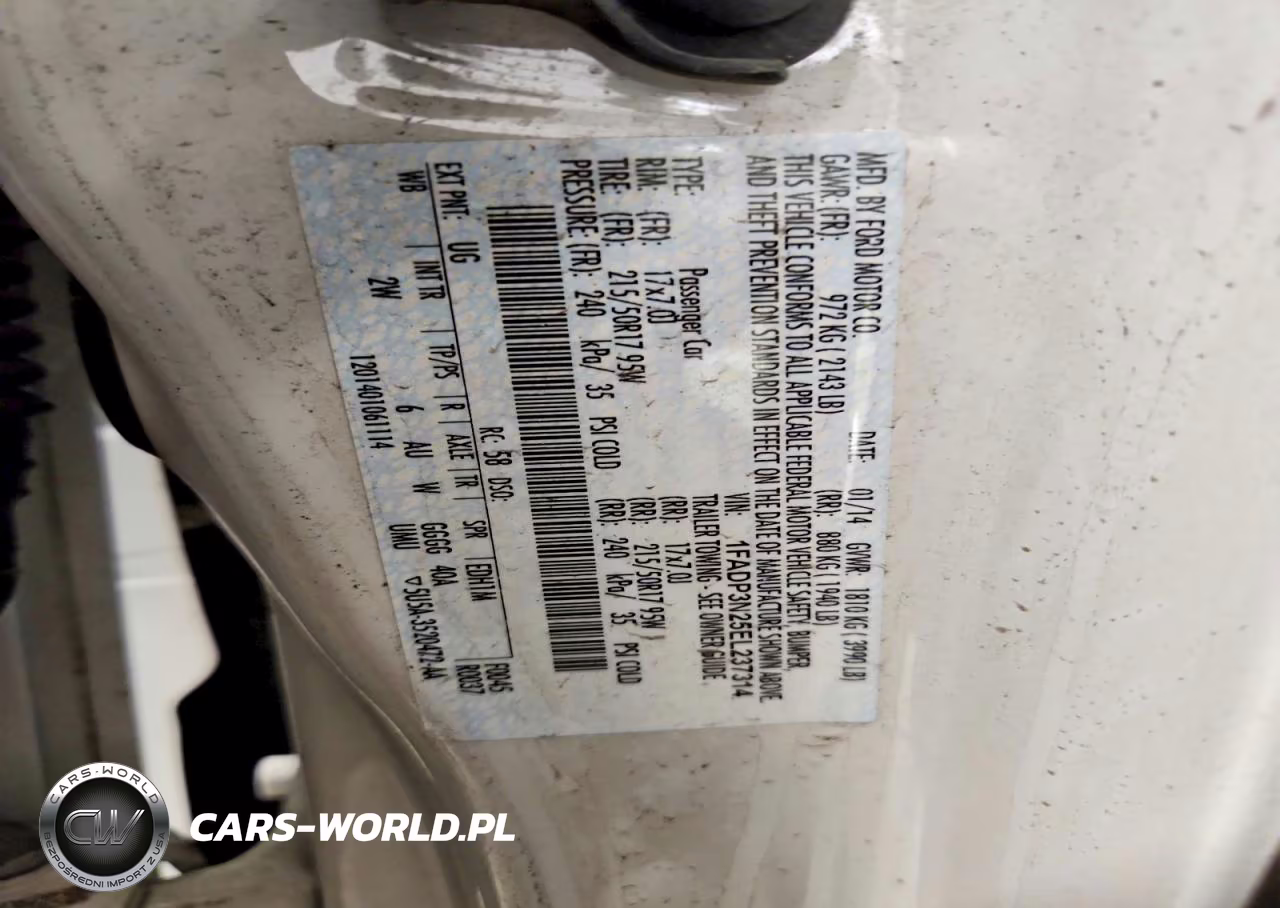 2014 Ford Focus Titanium VIN:1FADP3N25EL237314 - 12