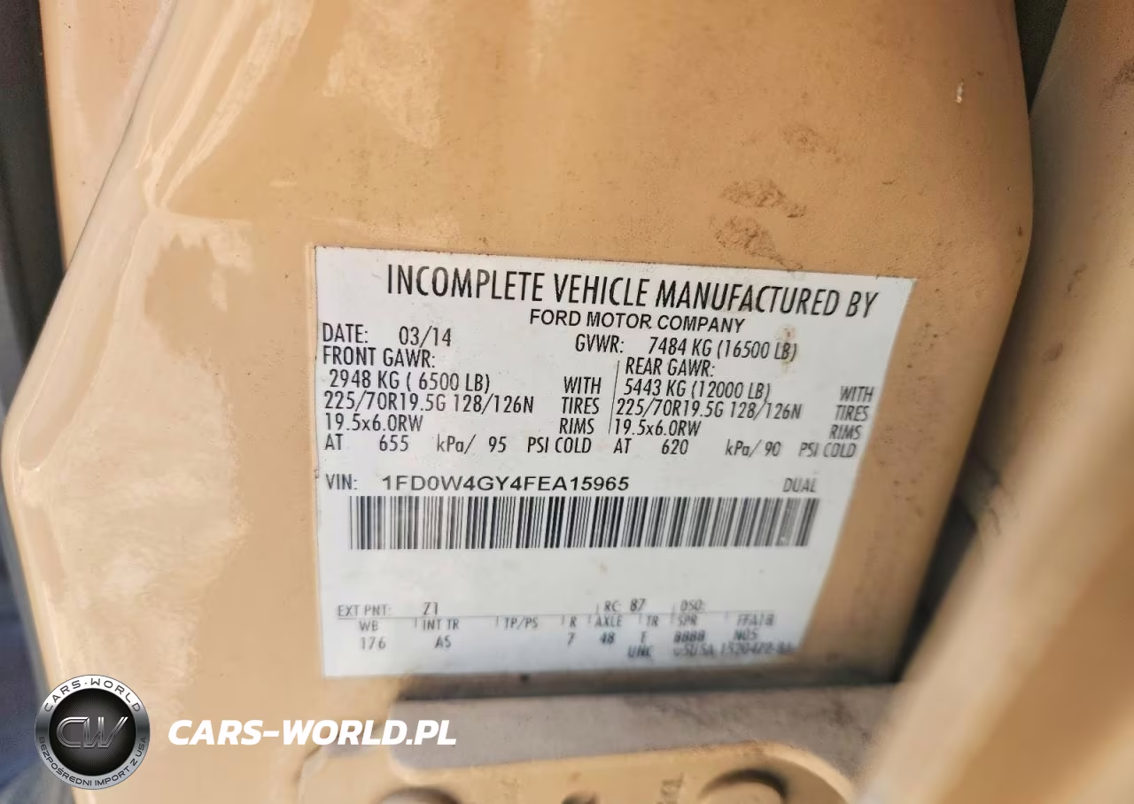 2015 Ford F450 Super Duty VIN:1FD0W4GY4FEA15965 - 12