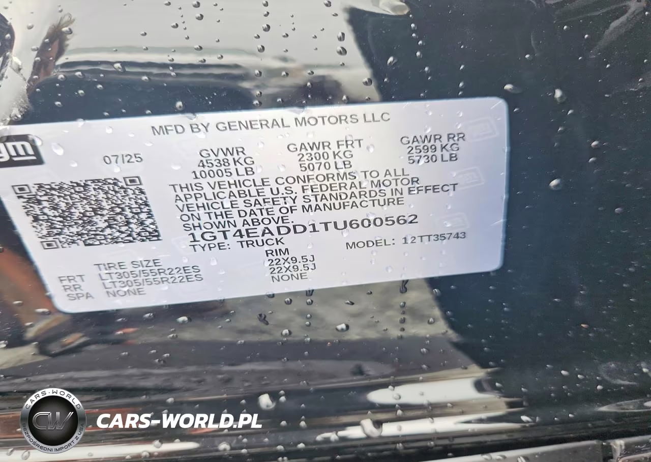 2026 GMC Hummer Pickup 2X VIN:1GT4EADD1TU600562 - 12