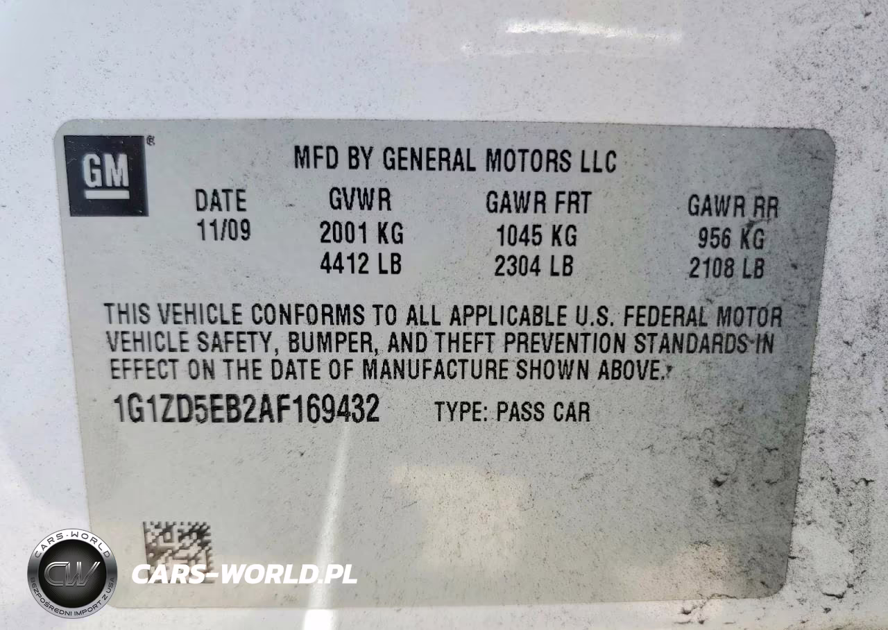 2010 Chevrolet Malibu 2Lt VIN:1G1ZD5EB2AF169432 - 12