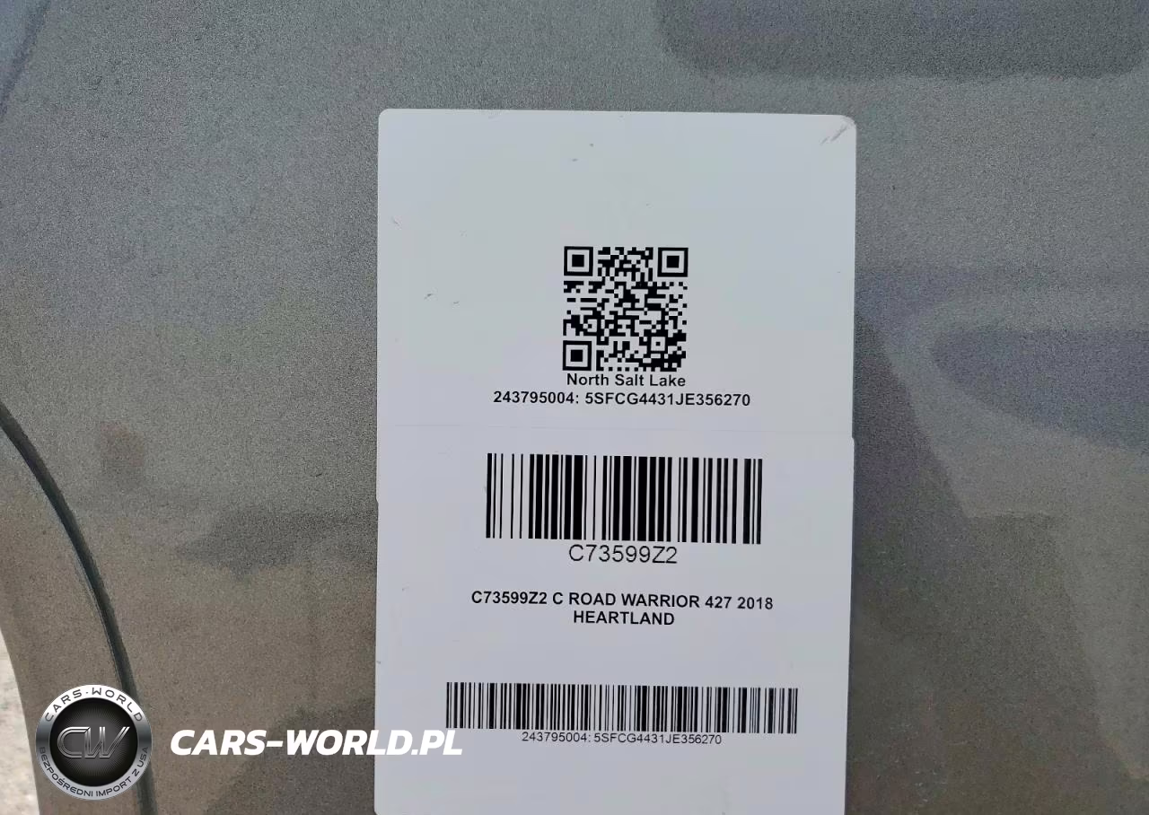 2018 Heartland Road Warrior Camper VIN:5SFCG4431JE356270 - 10