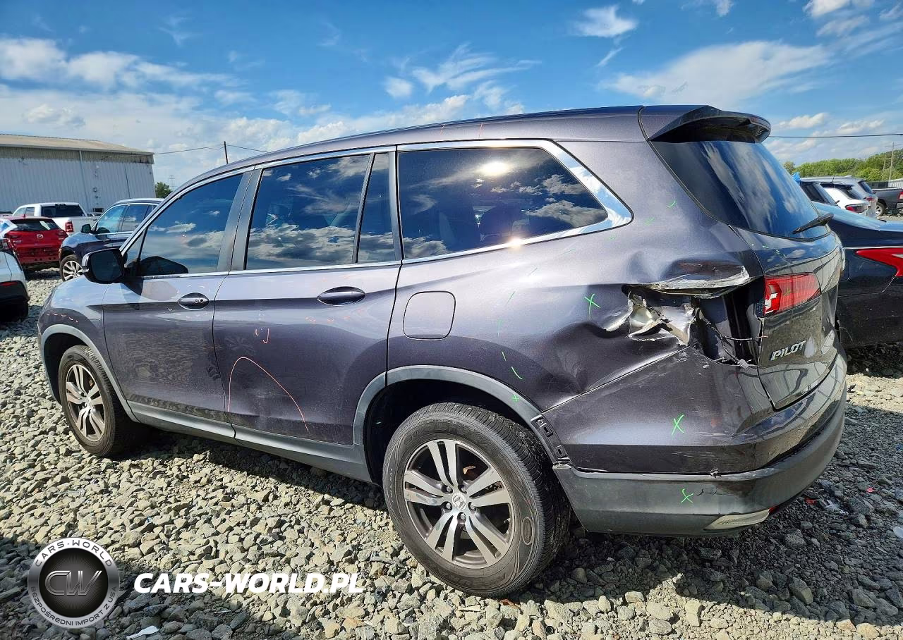 2017 Honda Pilot Ex VIN:5FNYF6H38HB017371 - 2