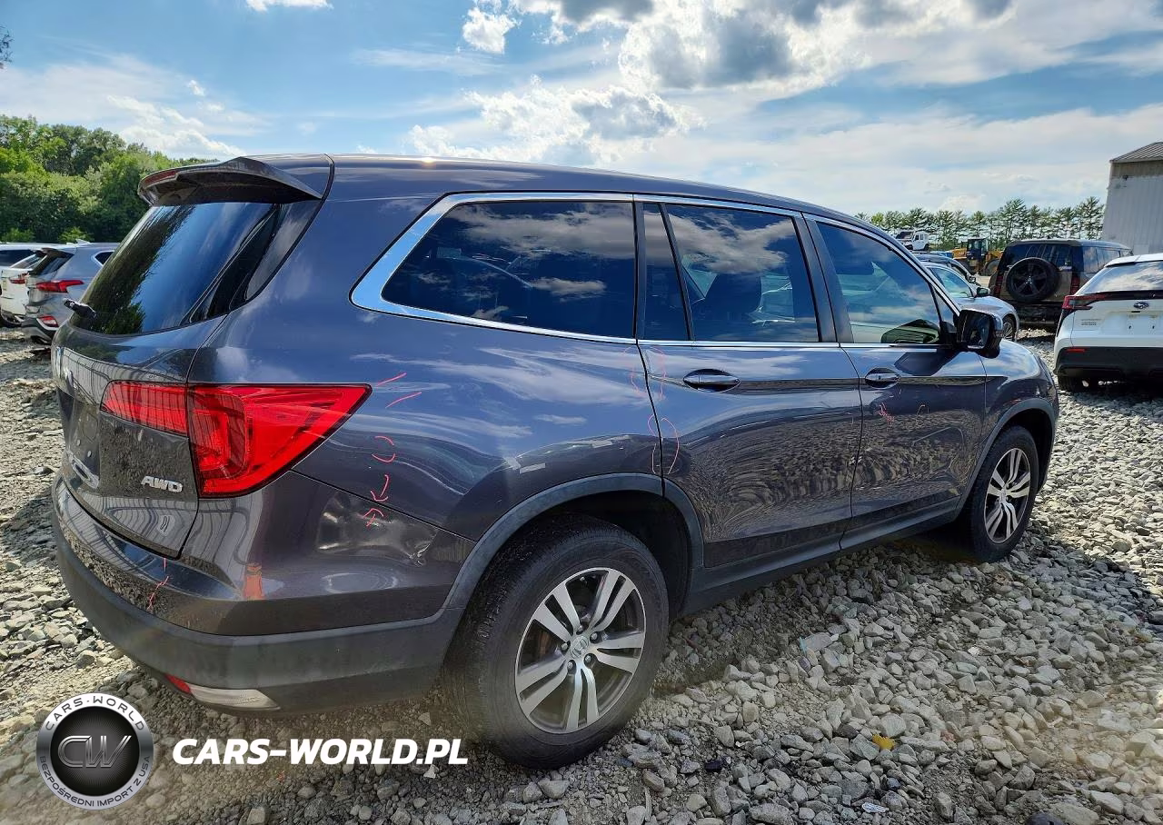 2017 Honda Pilot Ex VIN:5FNYF6H38HB017371 - 3