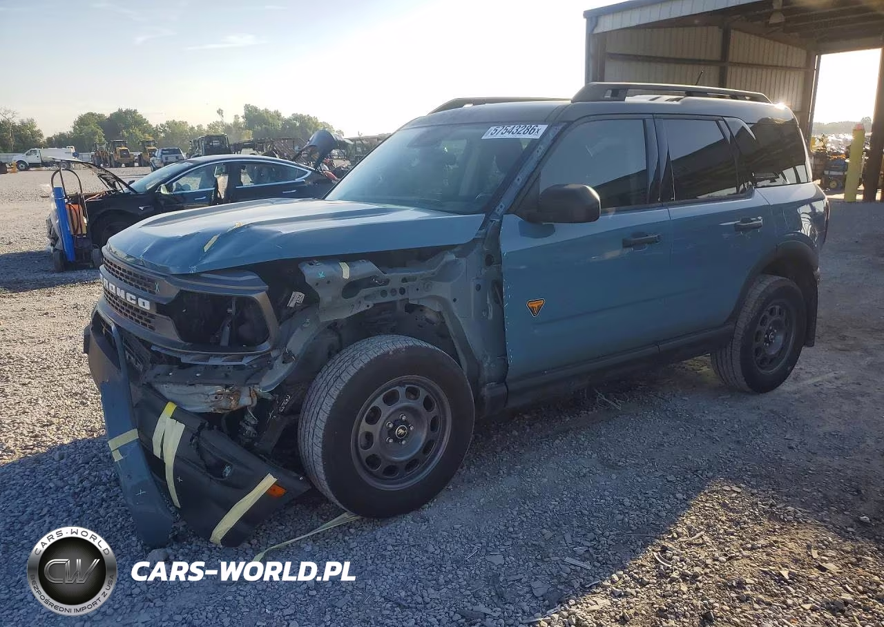 2022 Ford Bronco Sport Badlands VIN:3FMCR9D93NRD43484 - 1