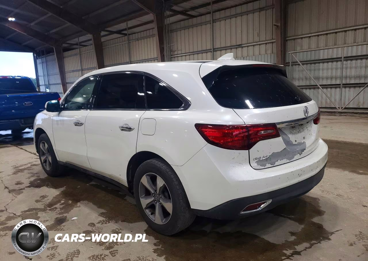 2016 Acura Mdx VIN:5FRYD3H20GB003036 - 2
