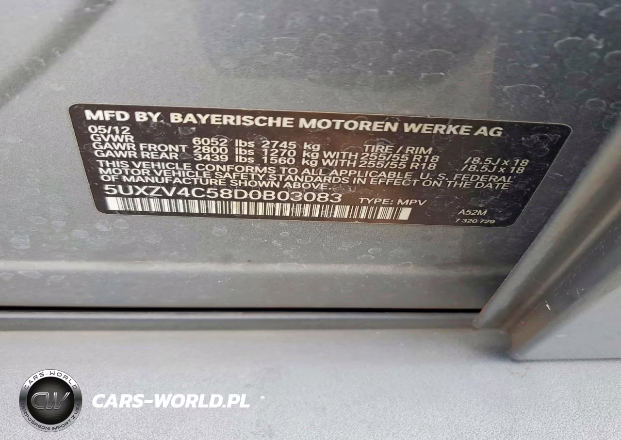 2013 BMW X5 xDrive35I VIN:5UXZV4C58D0B03083 - 13
