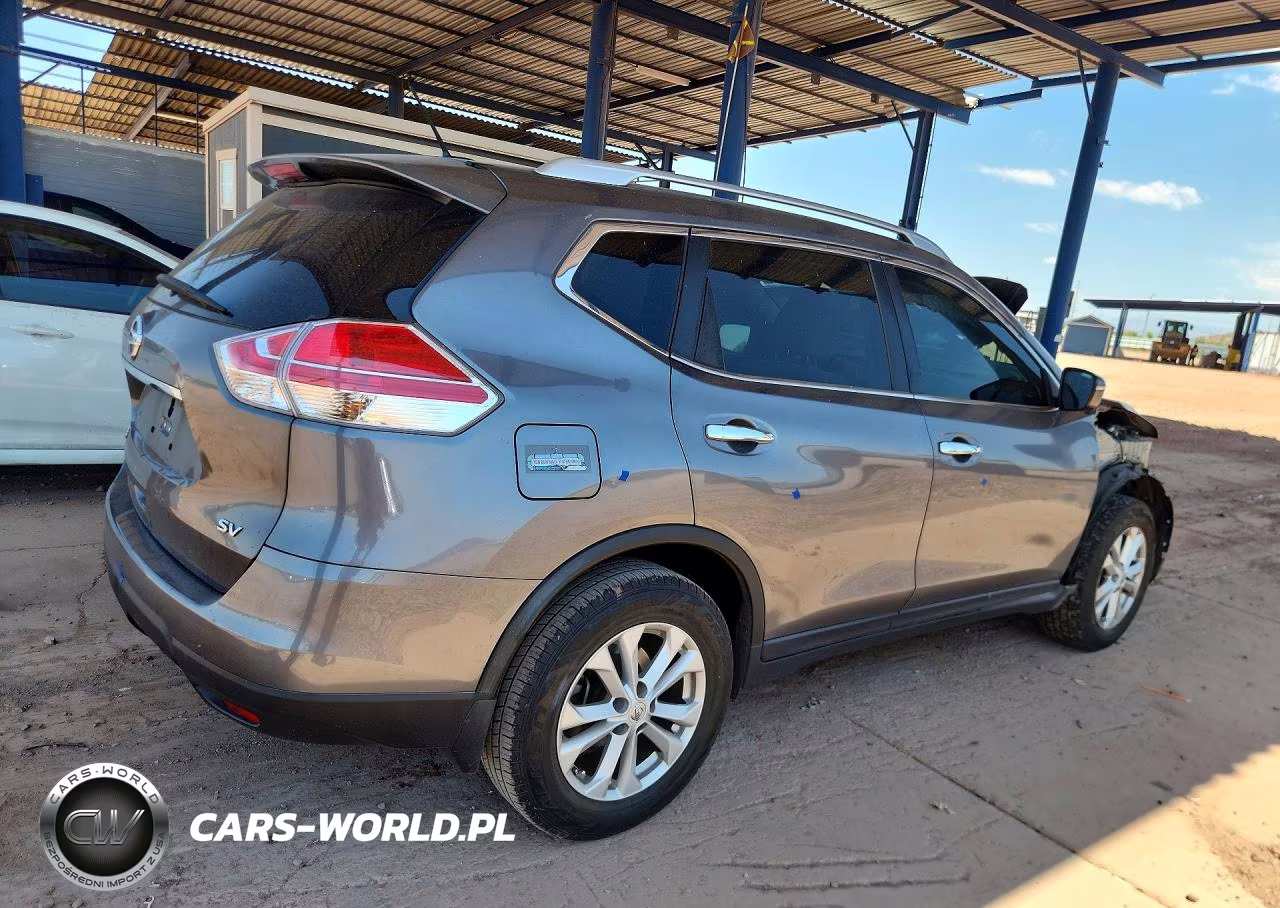 2015 Nissan Rogue Sv VIN:KNMAT2MTXFP503899 - 3