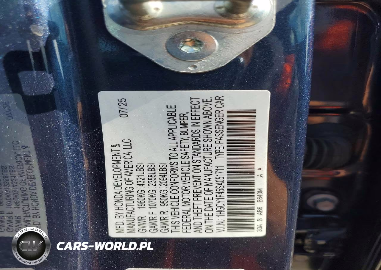 2025 Honda Accord Se VIN:1HGCY1F45SA051711 - 12