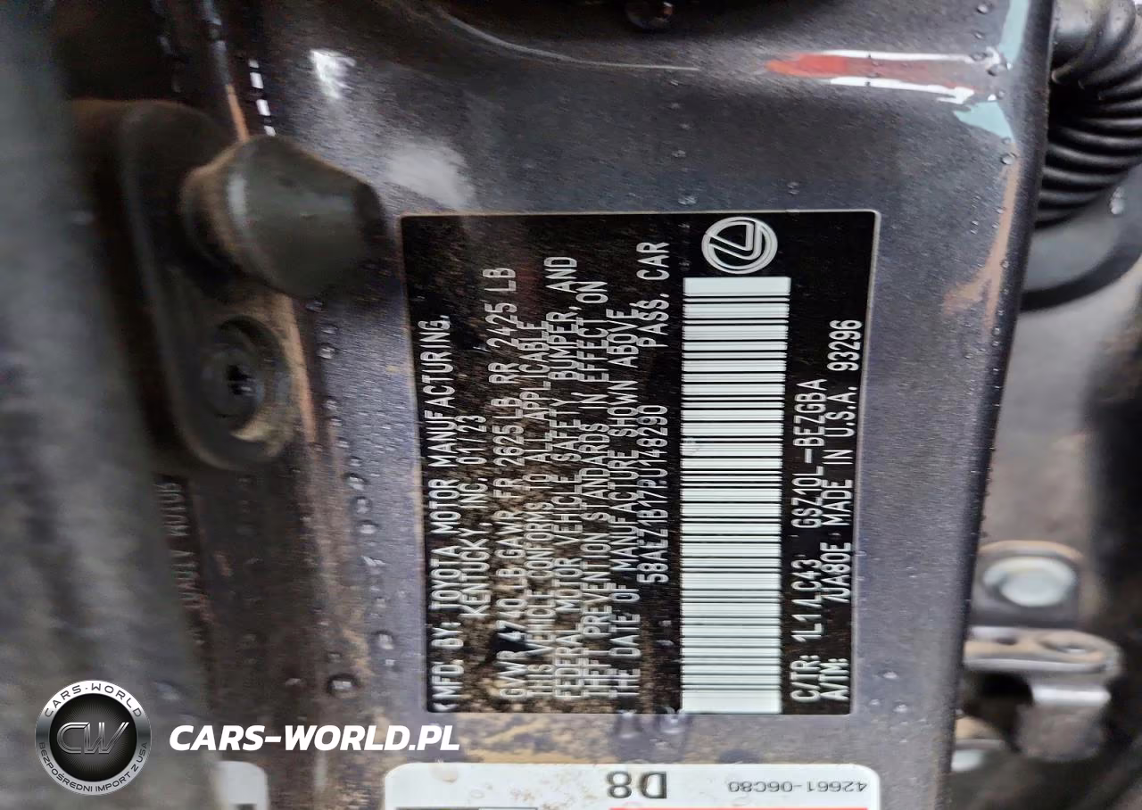 2023 Lexus Es 350 Luxury VIN:58AEZ1B17PU148290 - 12