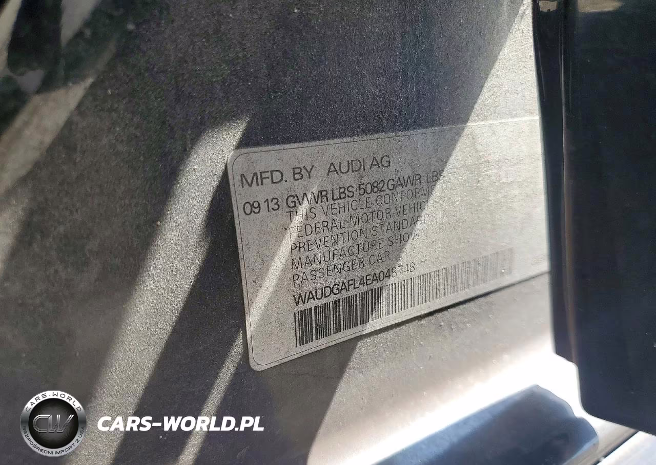 2014 Audi S4 Premium Plus VIN:WAUDGAFL4EA048748 - 12