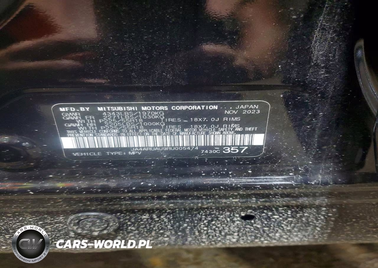 2024 Mitsubishi Outlander Sport S VIN:JA4ARUAU9RU005474 - 14