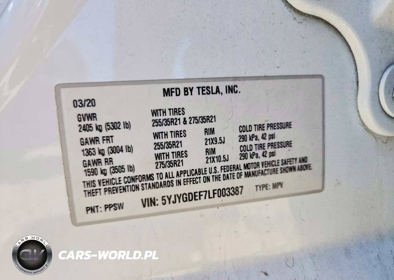 2020 Tesla Model Y VIN:5YJYGDEF7LF003387 - 13