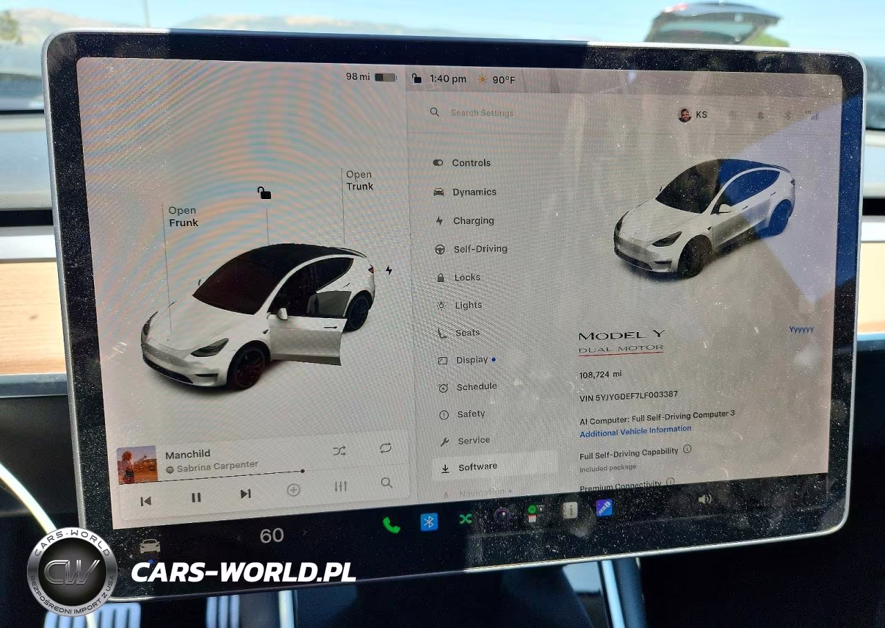 2020 Tesla Model Y VIN:5YJYGDEF7LF003387 - 9