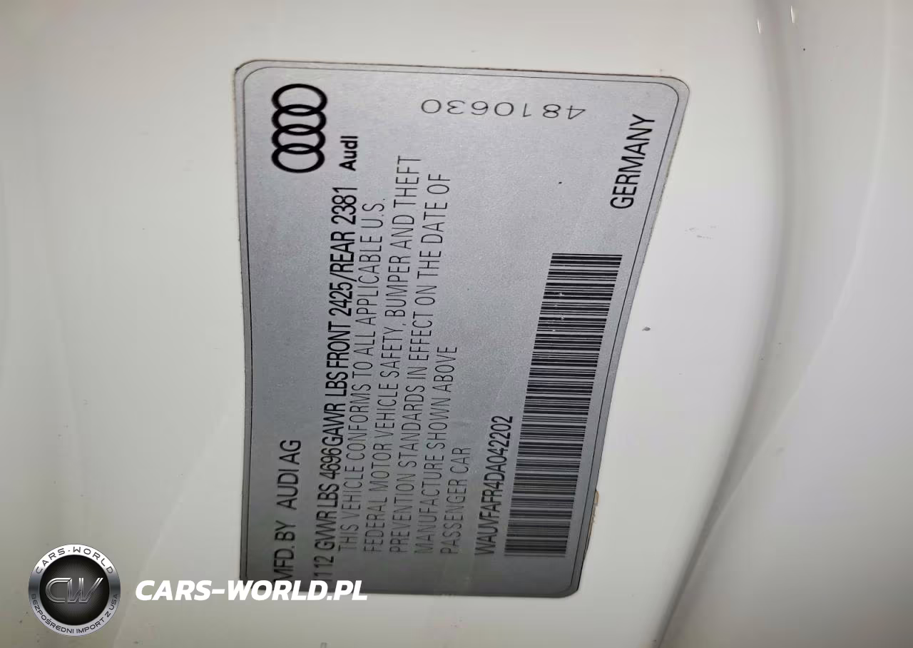 2013 Audi A5 Prestige VIN:WAUVFAFR4DA042202 - 12