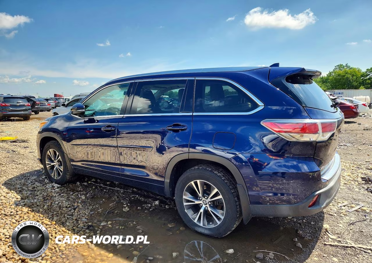 2016 Toyota Highlander Xle VIN:5TDJKRFH0GS288738 - 2