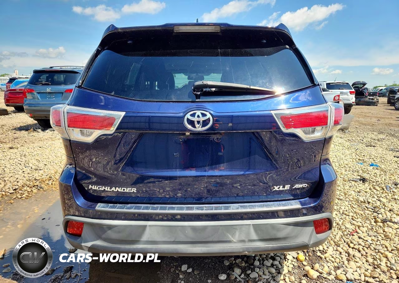 2016 Toyota Highlander Xle VIN:5TDJKRFH0GS288738 - 6