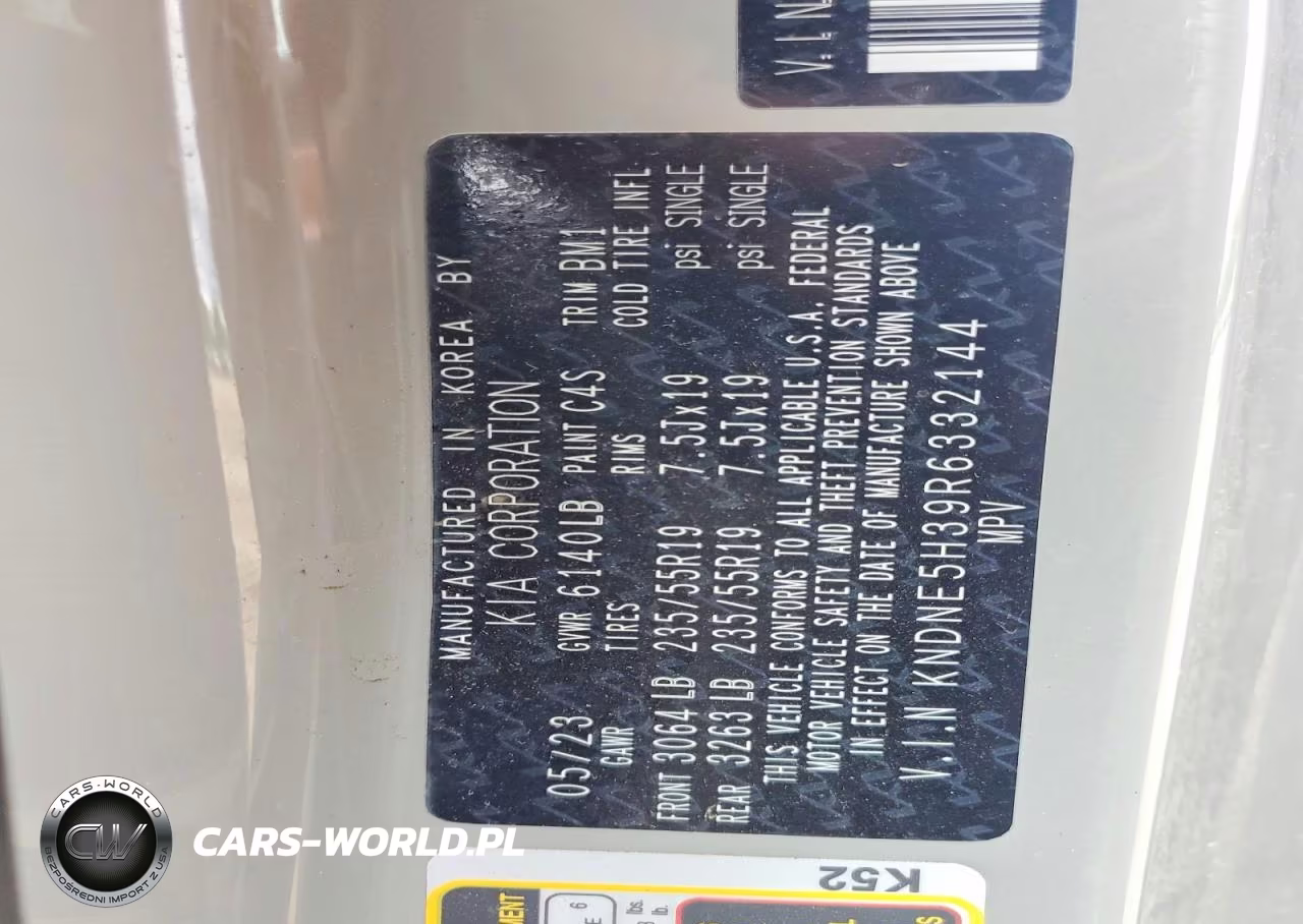 2024 Kia Carnival Sx Prestige VIN:KNDNE5H39R6332144 - 14