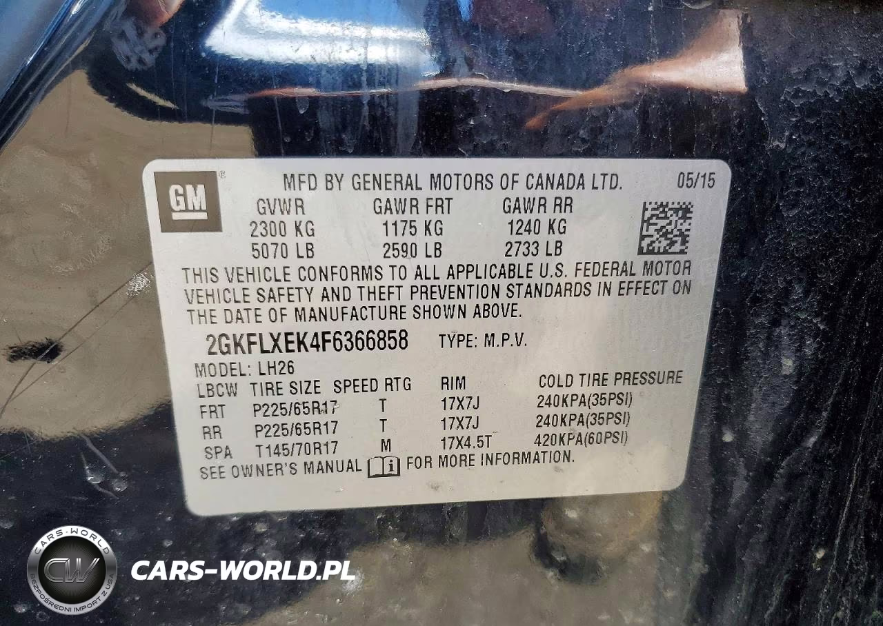 2015 GMC Terrain Slt VIN:2GKFLXEK4F6366858 - 13
