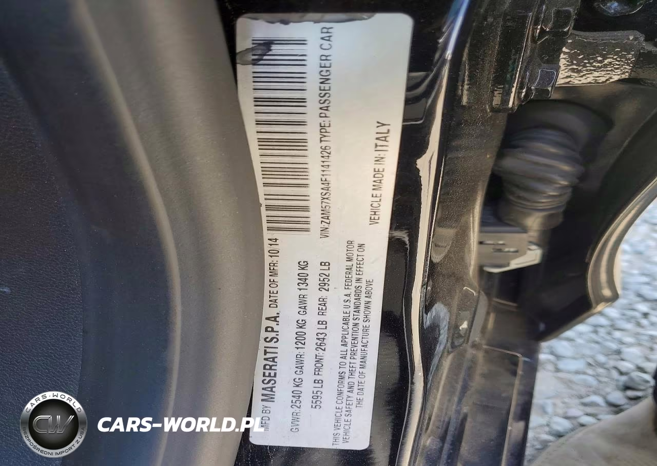2015 Maserati Ghibli VIN:ZAM57XSA4F1141426 - 12