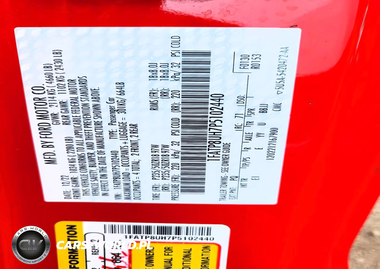 2023 Ford Mustang VIN:1FATP8UH7P5102440 - 12