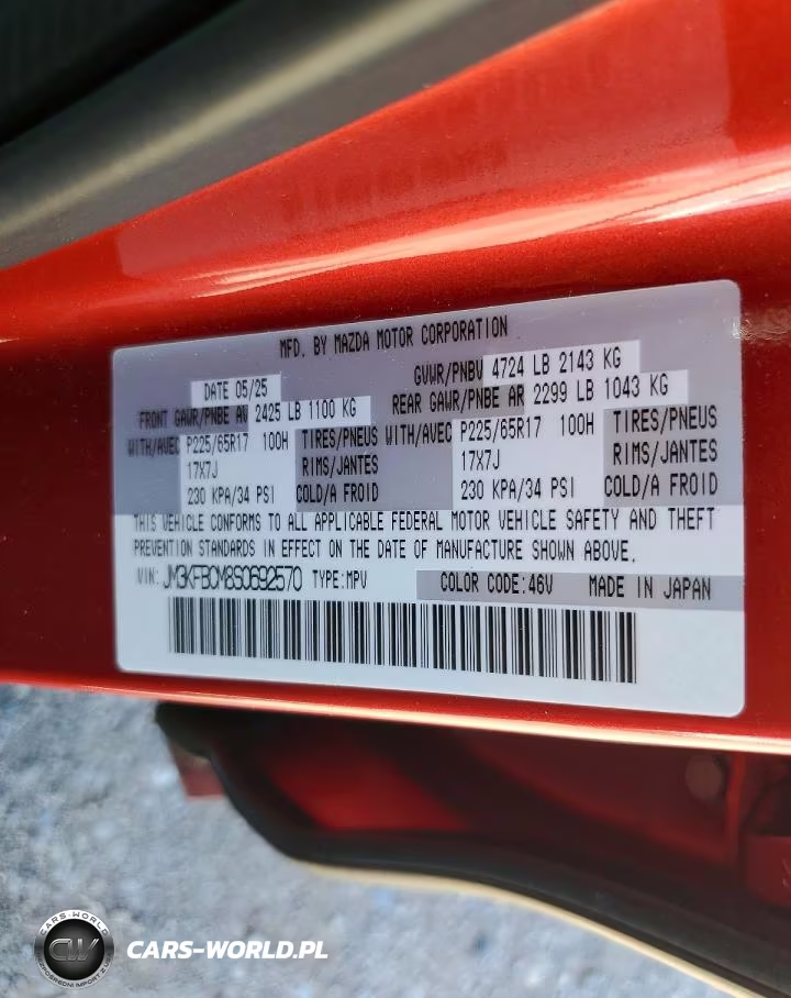 2025 Mazda Cx-5 Preferred VIN:JM3KFBCM8S0692570 - 12
