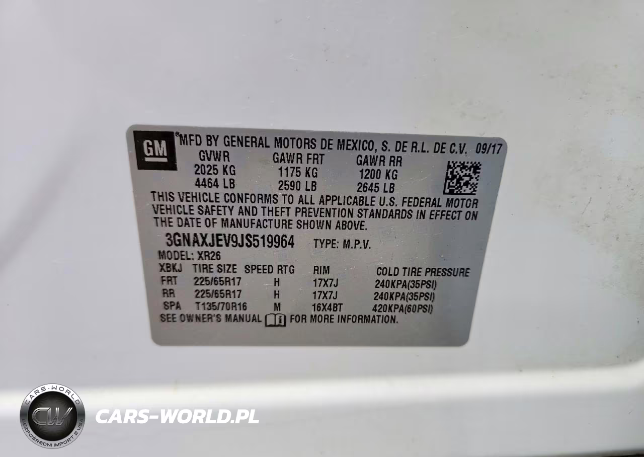 2018 Chevrolet Equinox Lt VIN:3GNAXJEV9JS519964 - 13