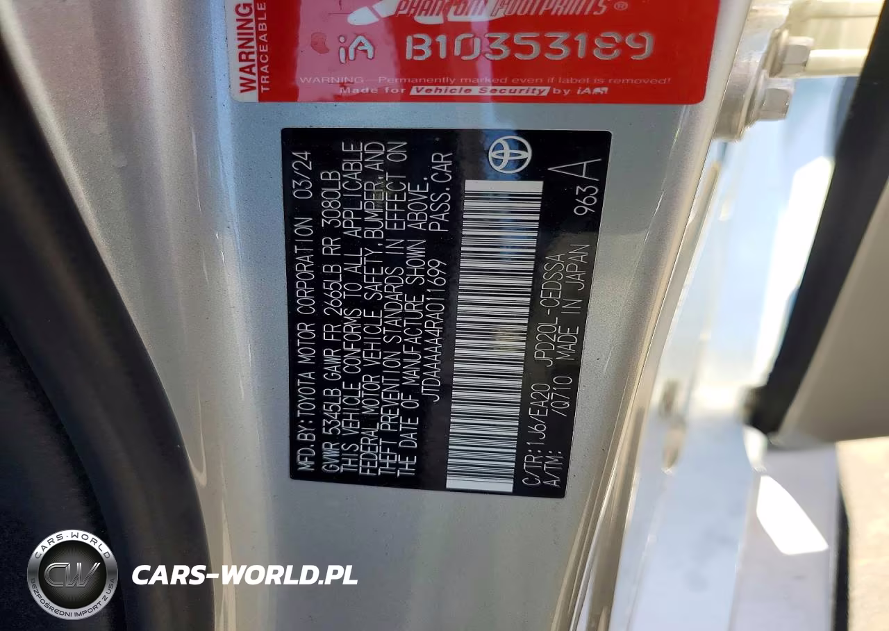 2024 Toyota Mirai Xle VIN:JTDAAAAA4RA011699 - 12