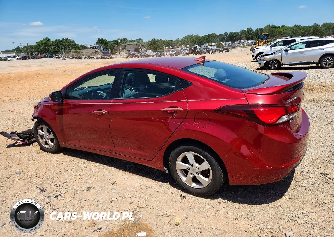 2015 Hyundai Elantra Se VIN:5NPDH4AE9FH555651 - 2