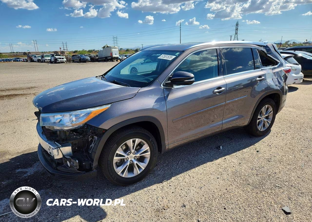 2015 Toyota Highlander Xle – zdjęcie 1 z 13