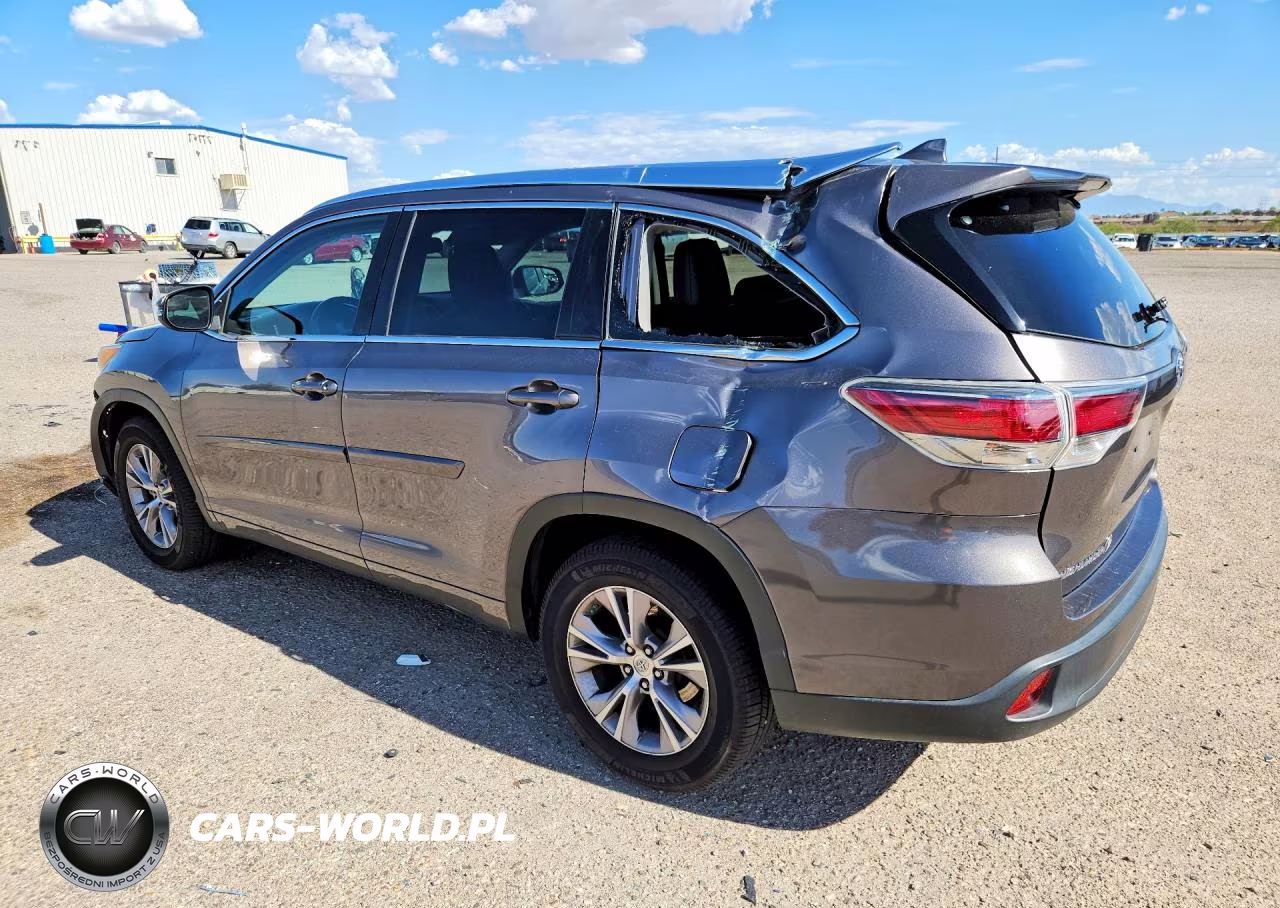 2015 Toyota Highlander Xle VIN:5TDKKRFHXFS112332 - 2