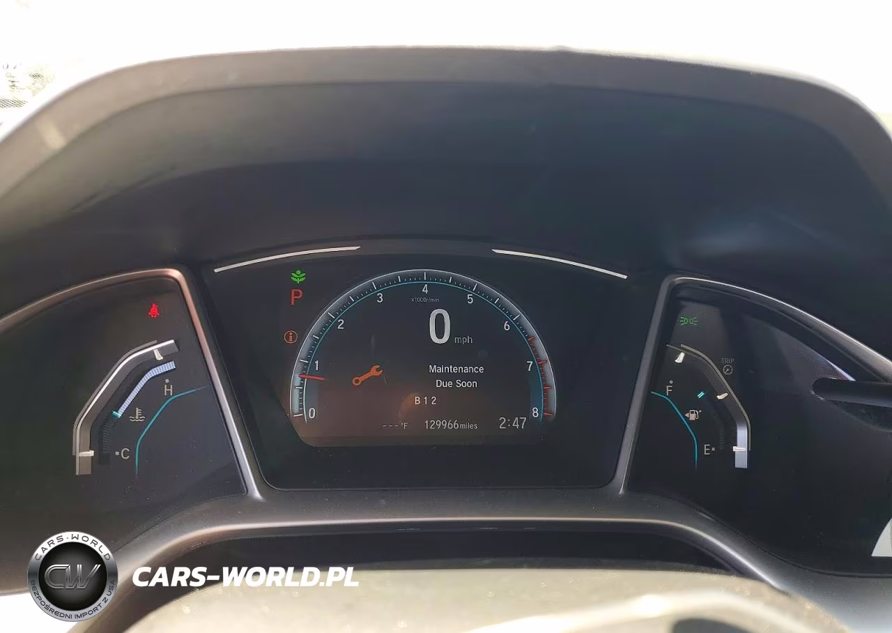 2019 Honda Civic Ex VIN:19XFC1F37KE203518 - 9