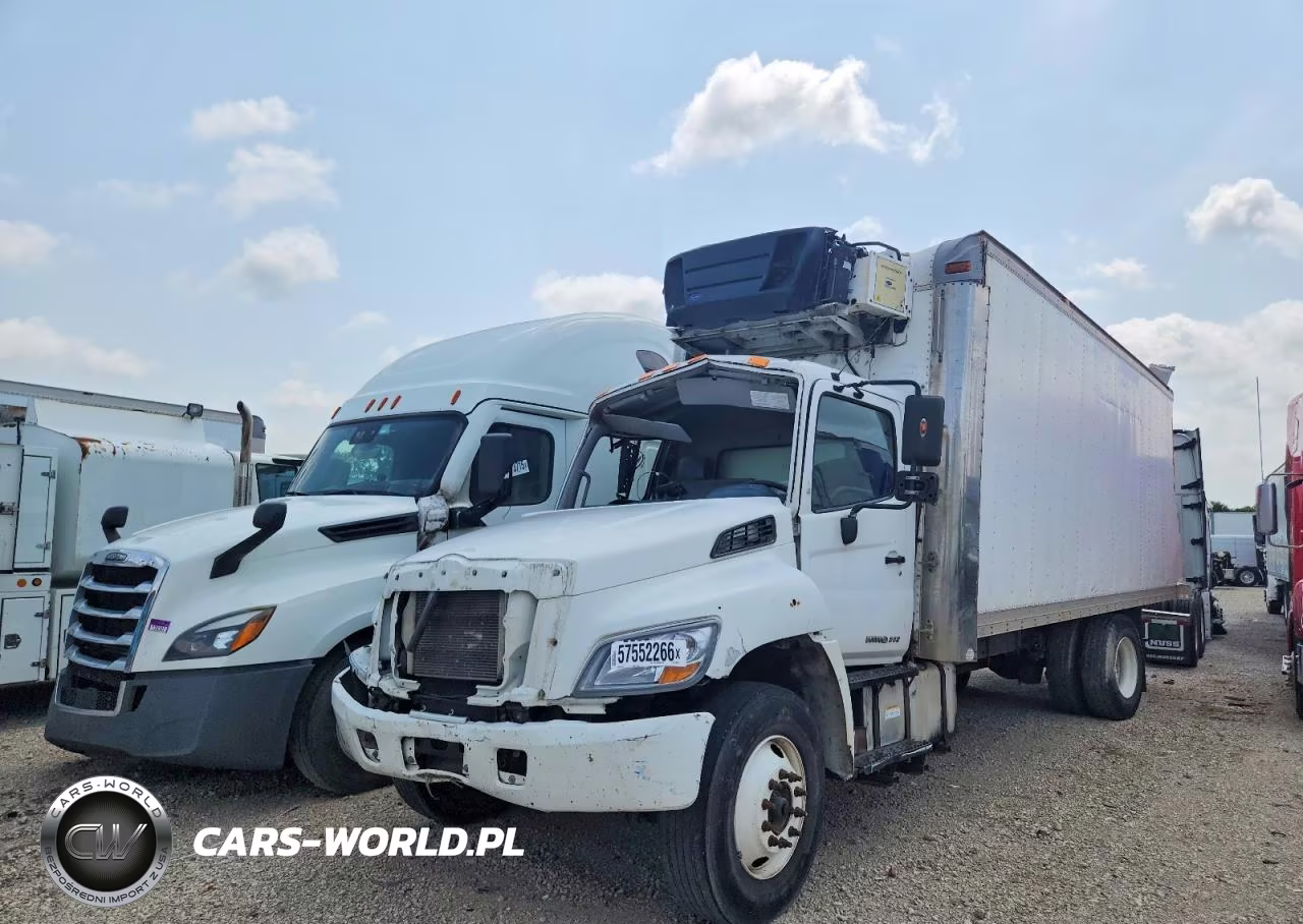 2016 Hino 258-268 Refrigerated Box Truck VIN:5PVNJ8JV3G4S62805 - 2