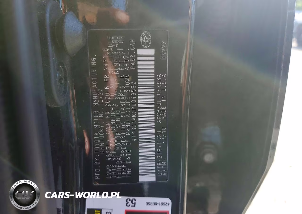2023 Toyota Camry Hybrid Se Nightshade VIN:4T1G31AK2PU049582 - 12
