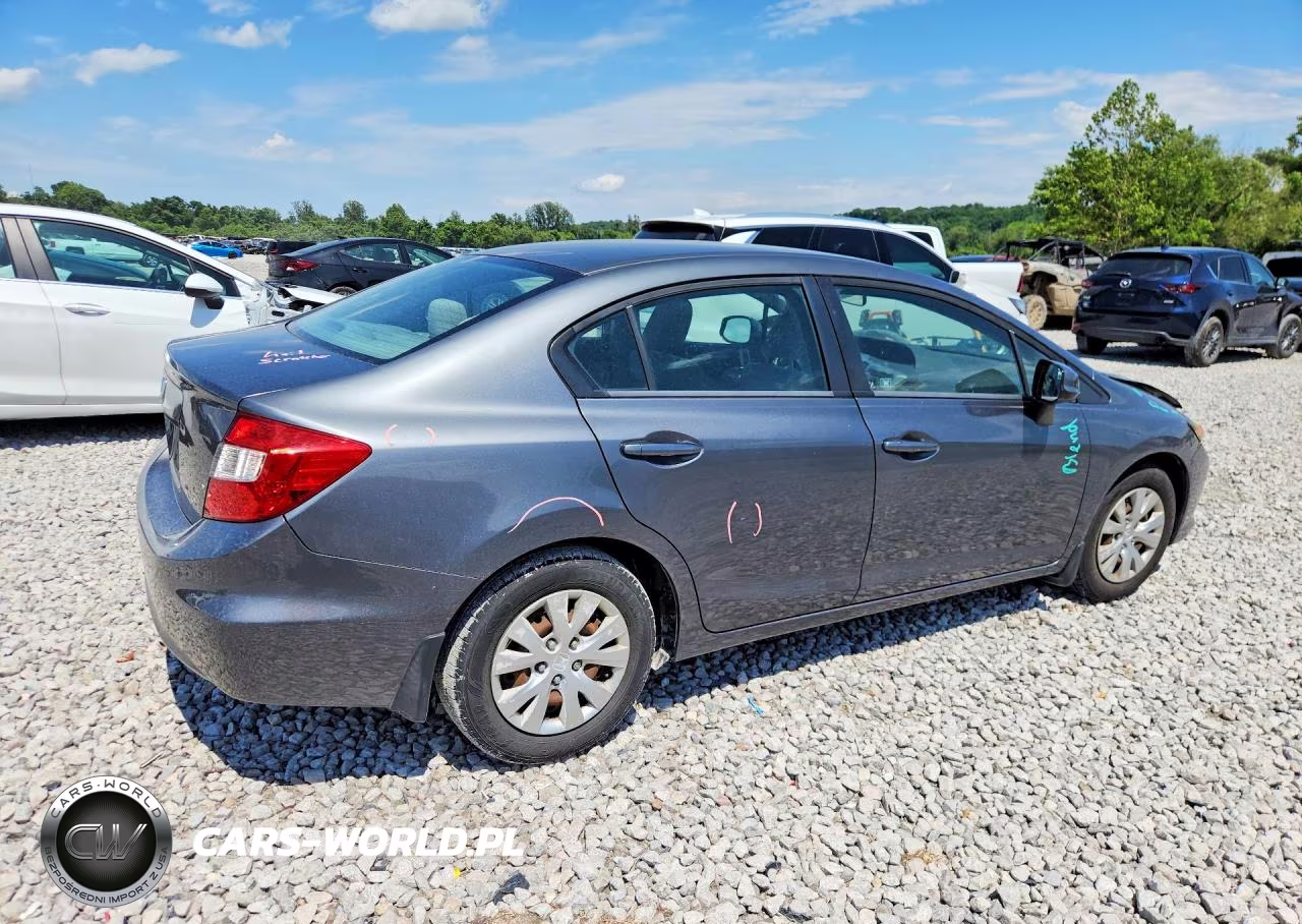 2012 Honda Civic Lx VIN:19XFB2F51CE086773 - 3