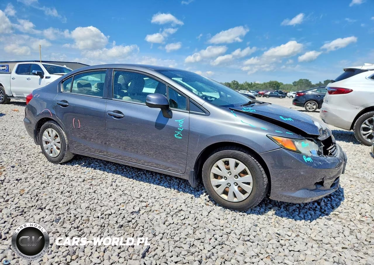 2012 Honda Civic Lx VIN:19XFB2F51CE086773 - 4
