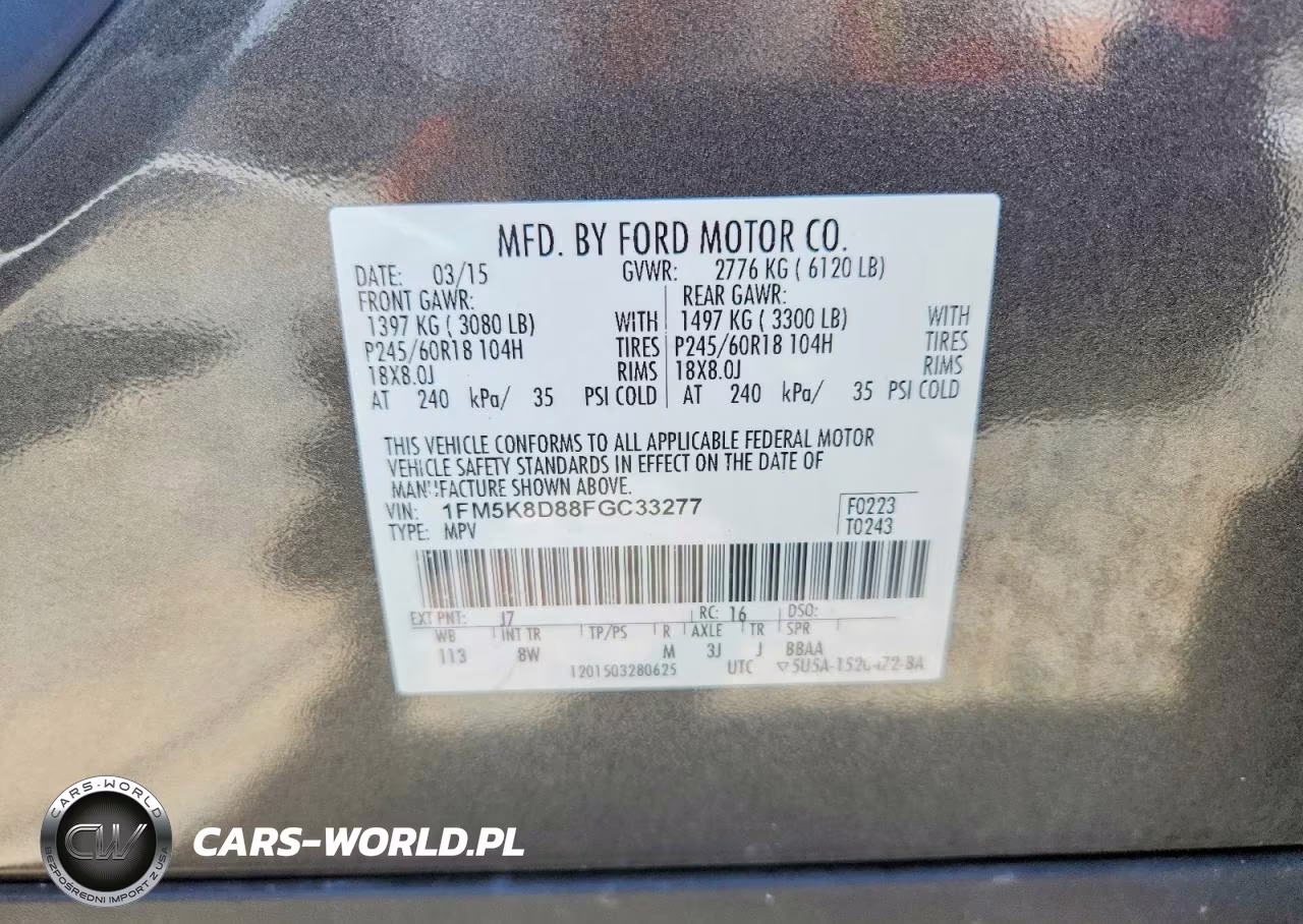 2015 Ford Explorer Xlt VIN:1FM5K8D88FGC33277 - 13