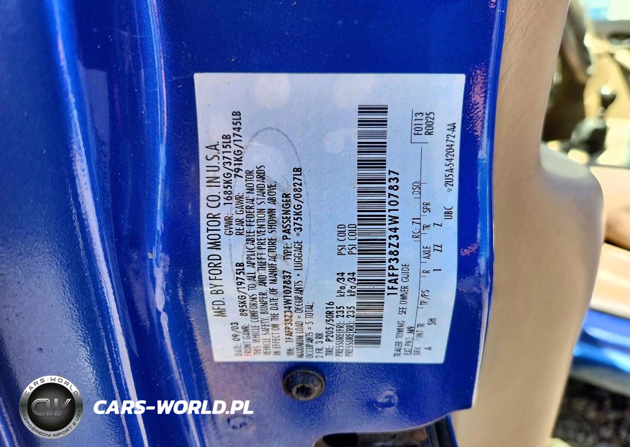 2004 Ford Focus Zts VIN:1FAFP38Z34W107837 - 12