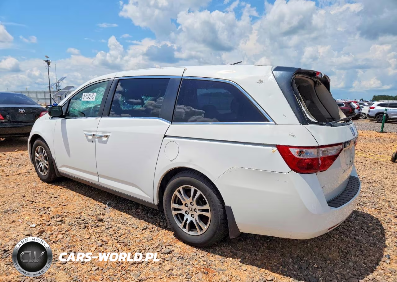 2013 Honda Odyssey Exl VIN:5FNRL5H62DB008614 - 2
