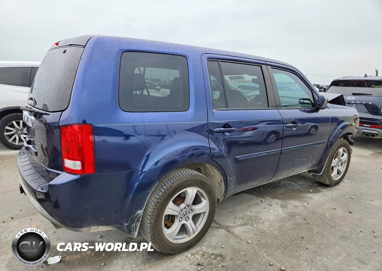 2013 Honda Pilot Exl VIN:5FNYF3H54DB004496 - 3