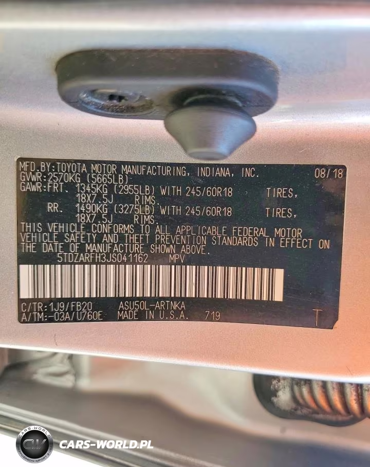 2018 Toyota Highlander Le VIN:5TDZARFH3JS041162 - 13