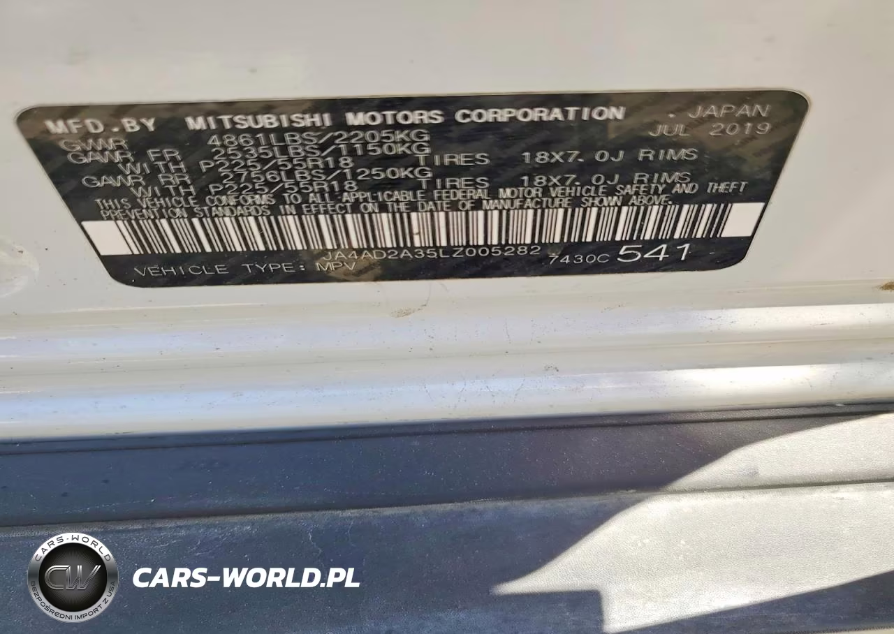 2020 Mitsubishi Outlander Es VIN:JA4AD2A35LZ005282 - 13