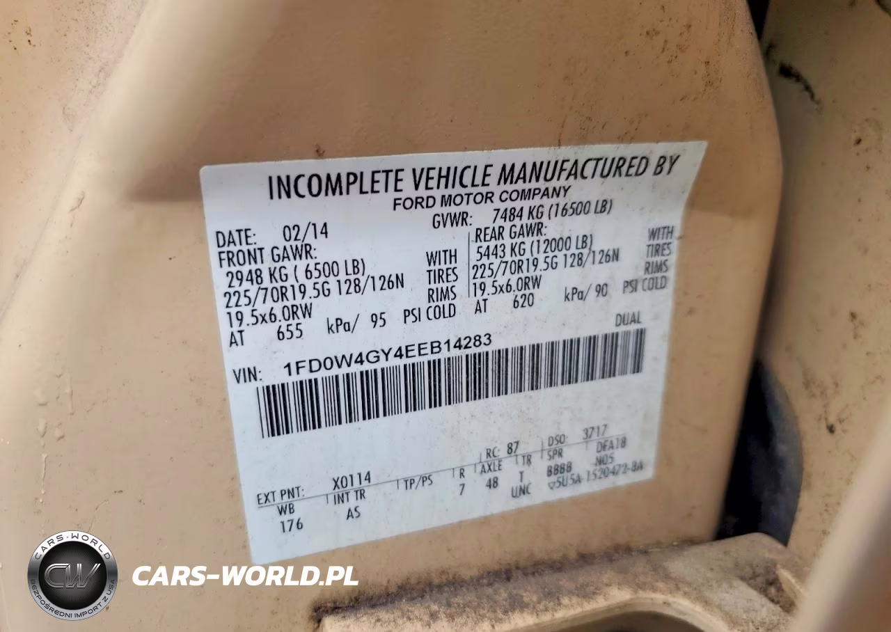 2014 Ford F450 Super Duty VIN:1FD0W4GY4EEB14283 - 12