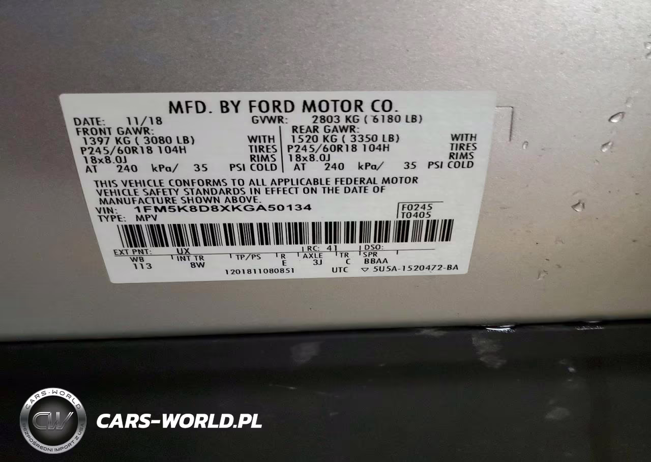 2019 Ford Explorer Xlt VIN:1FM5K8D8XKGA50134 - 13