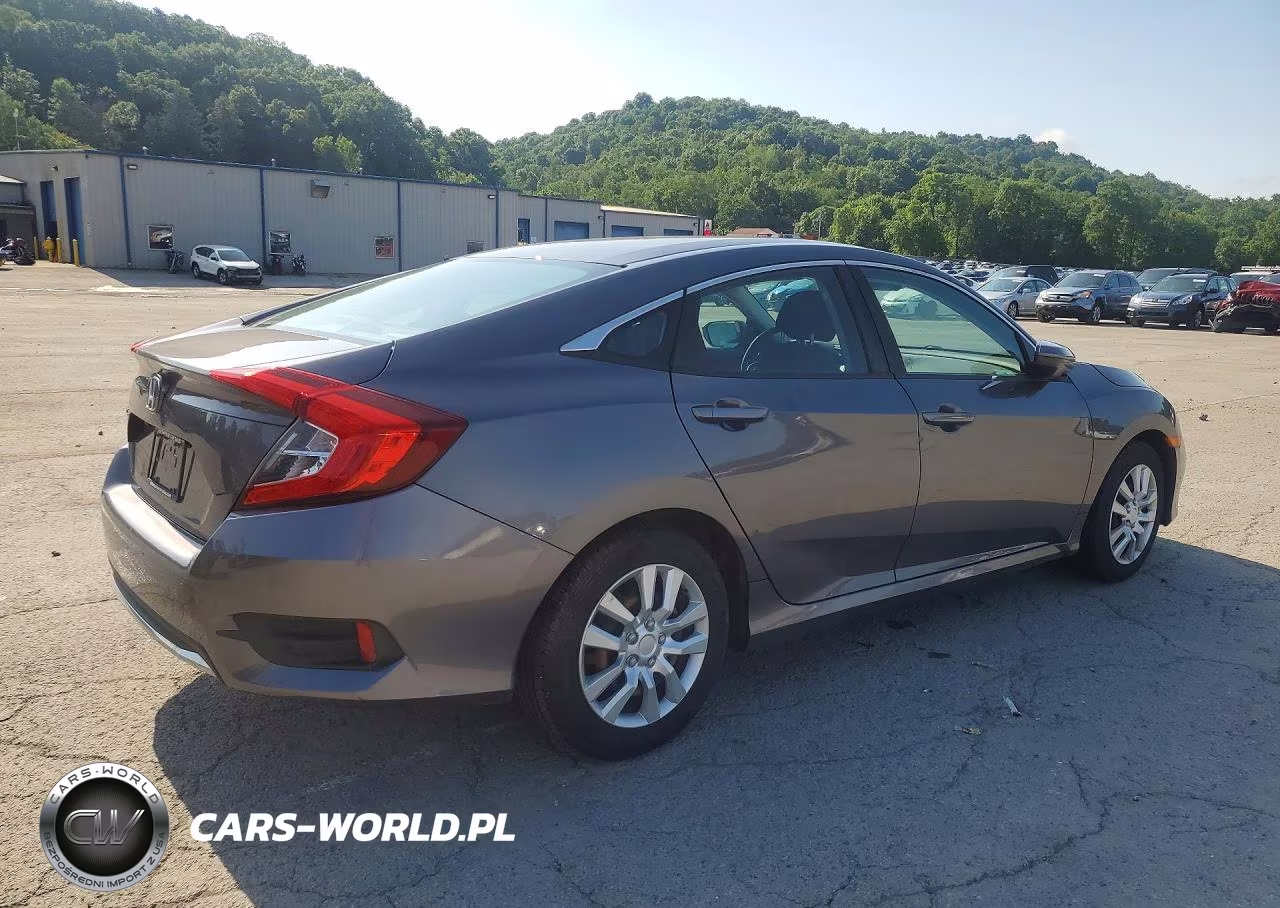 2019 Honda Civic Lx VIN:2HGFC2F62KH570607 - 3