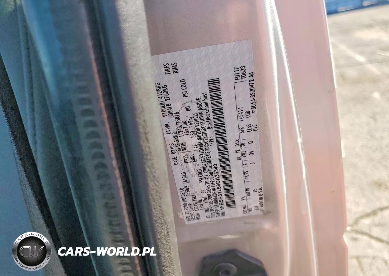 2006 Ford Econoline E350 Super Duty Wagon VIN:1FBSS31L66DA35340 - 13